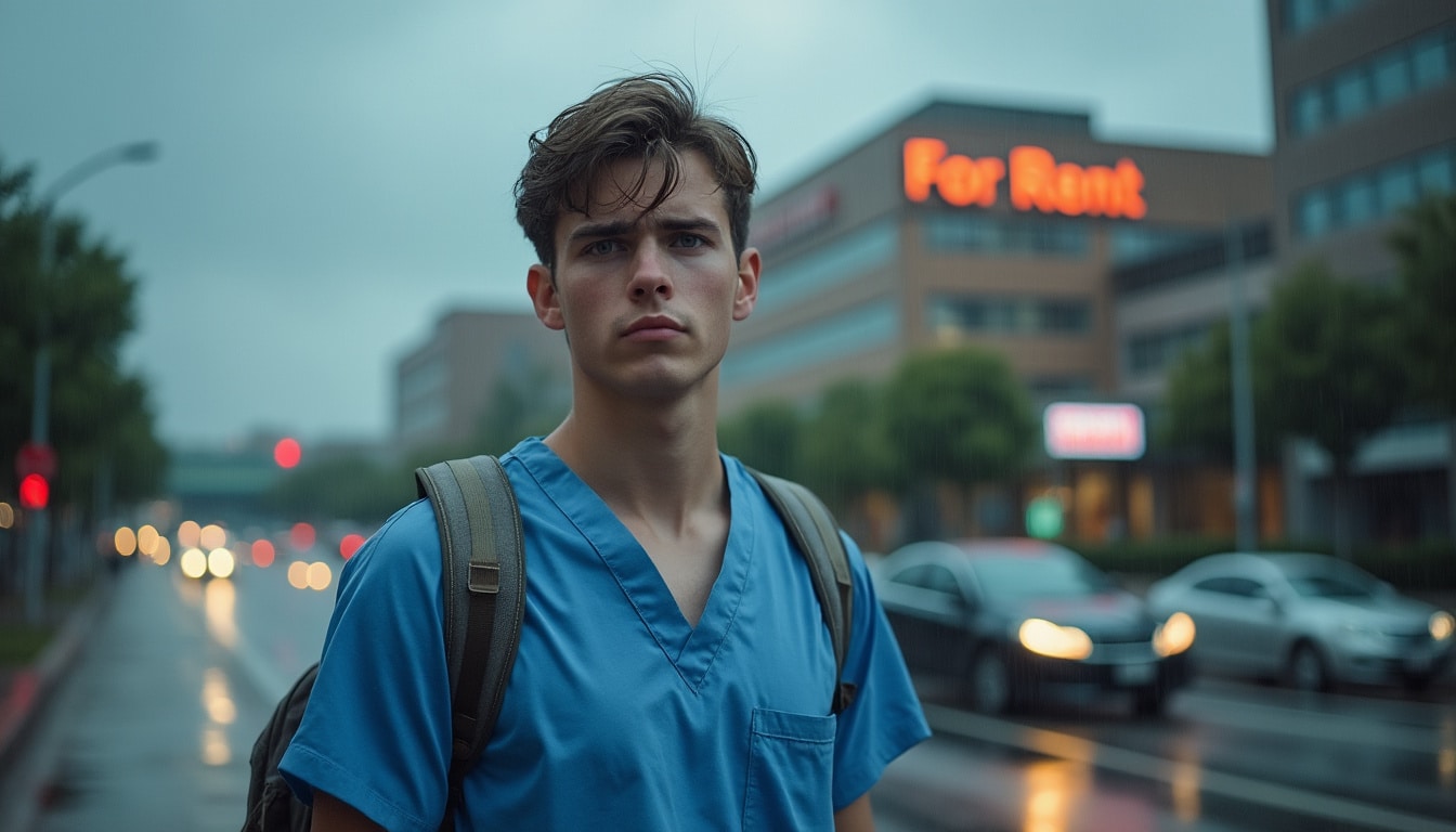 découvrez le récit poignant d'un jeune infirmier nouvellement arrivé à l'hôpital, confronté à des défis majeurs pour dénicher un logement. un témoignage touchant sur son désespoir et les réalités du métier.