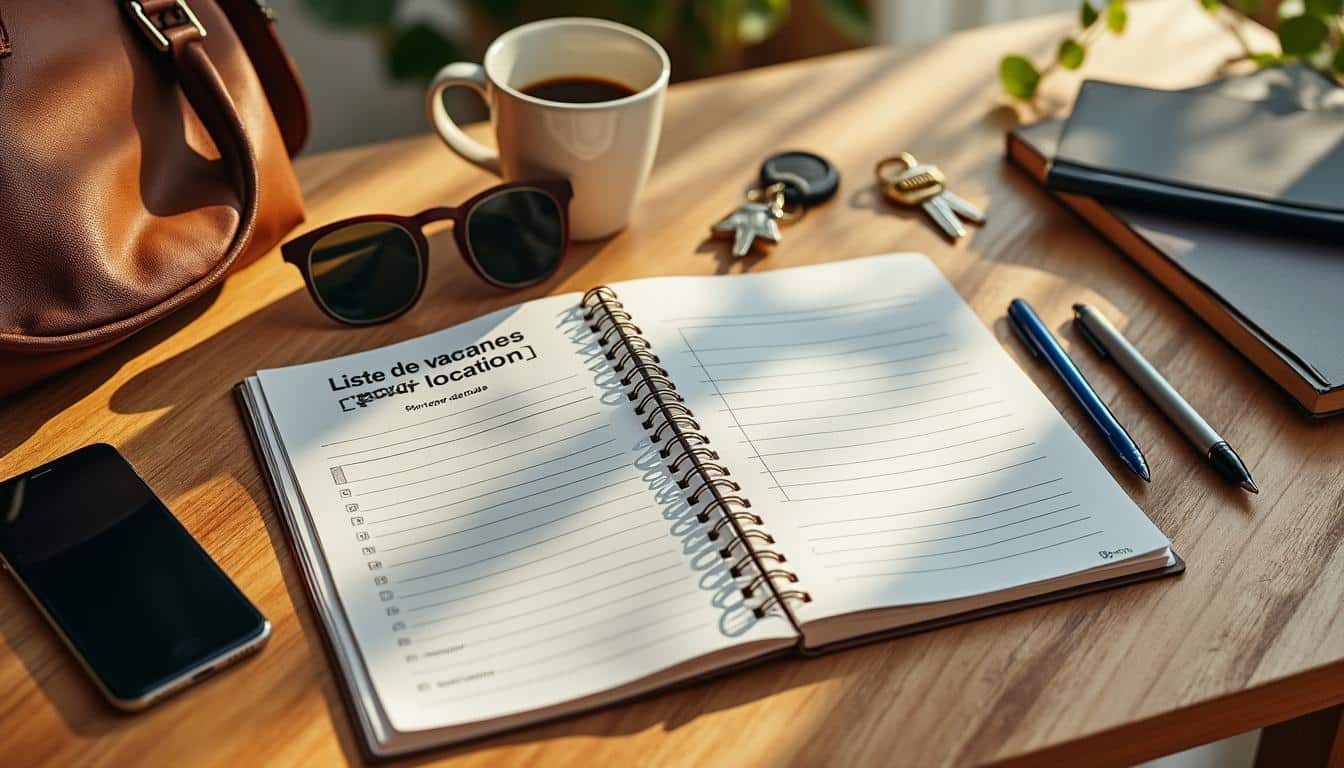 Illustration: Définition et utilité d’une liste de vacances pour une location à imprimer