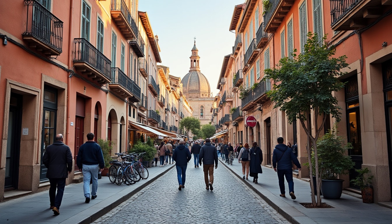 Illustration: Présentation du découpage des quartiers à Toulouse