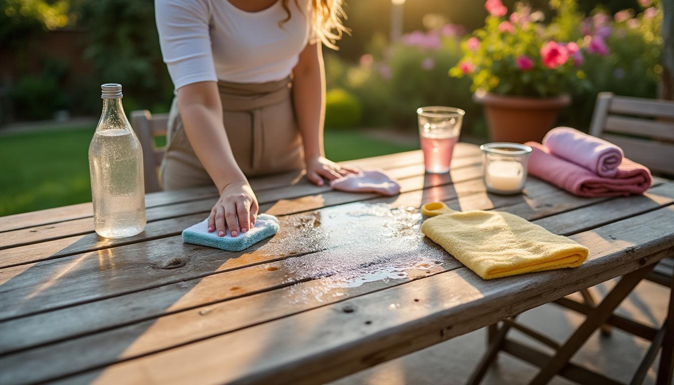 Ménage de fin de terrasse et du mobilier extérieur : guide complet