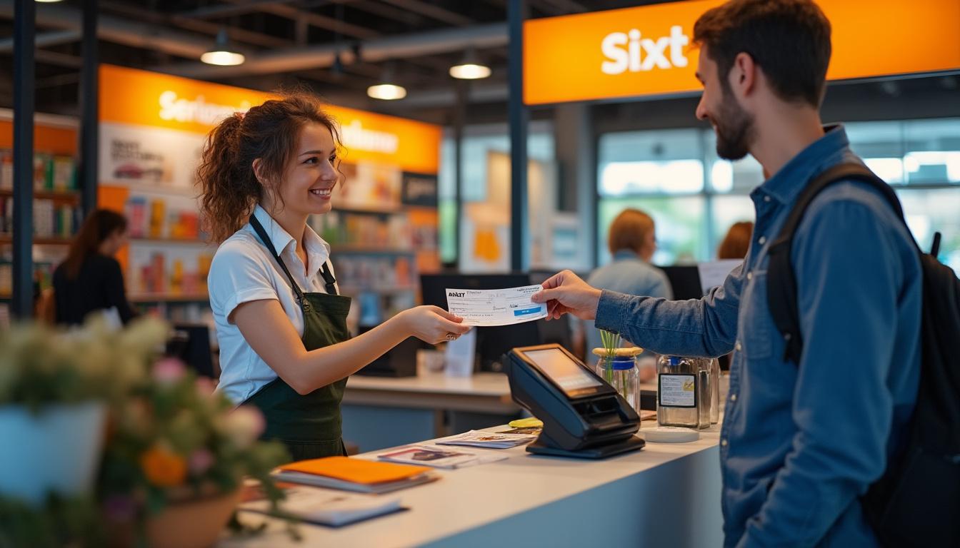 Illustration: Comment utiliser les chèques vacances et autres moyens de paiement chez Sixt