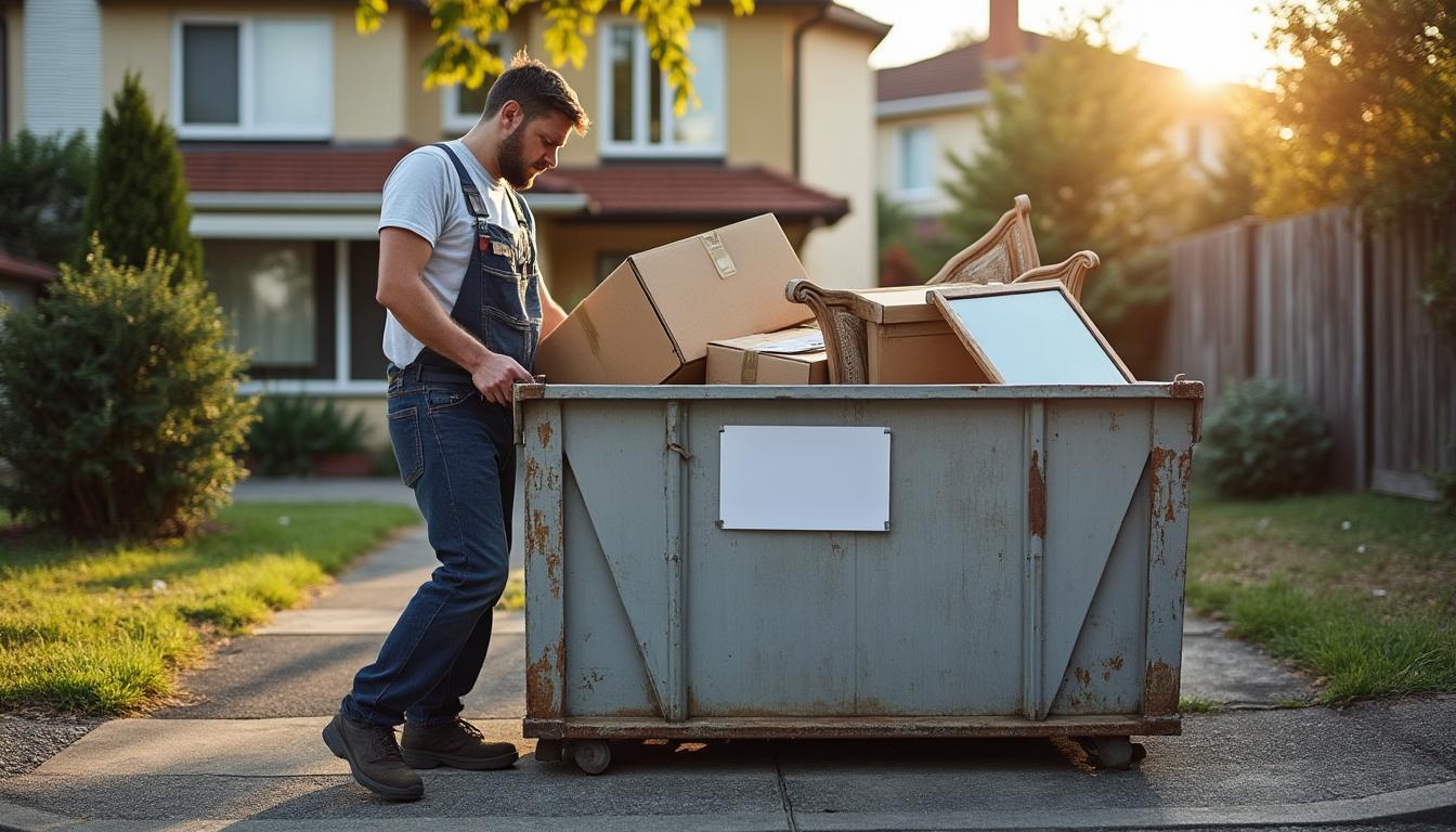 Illustration: Comprendre la location de benne : un service clé pour vider une maison