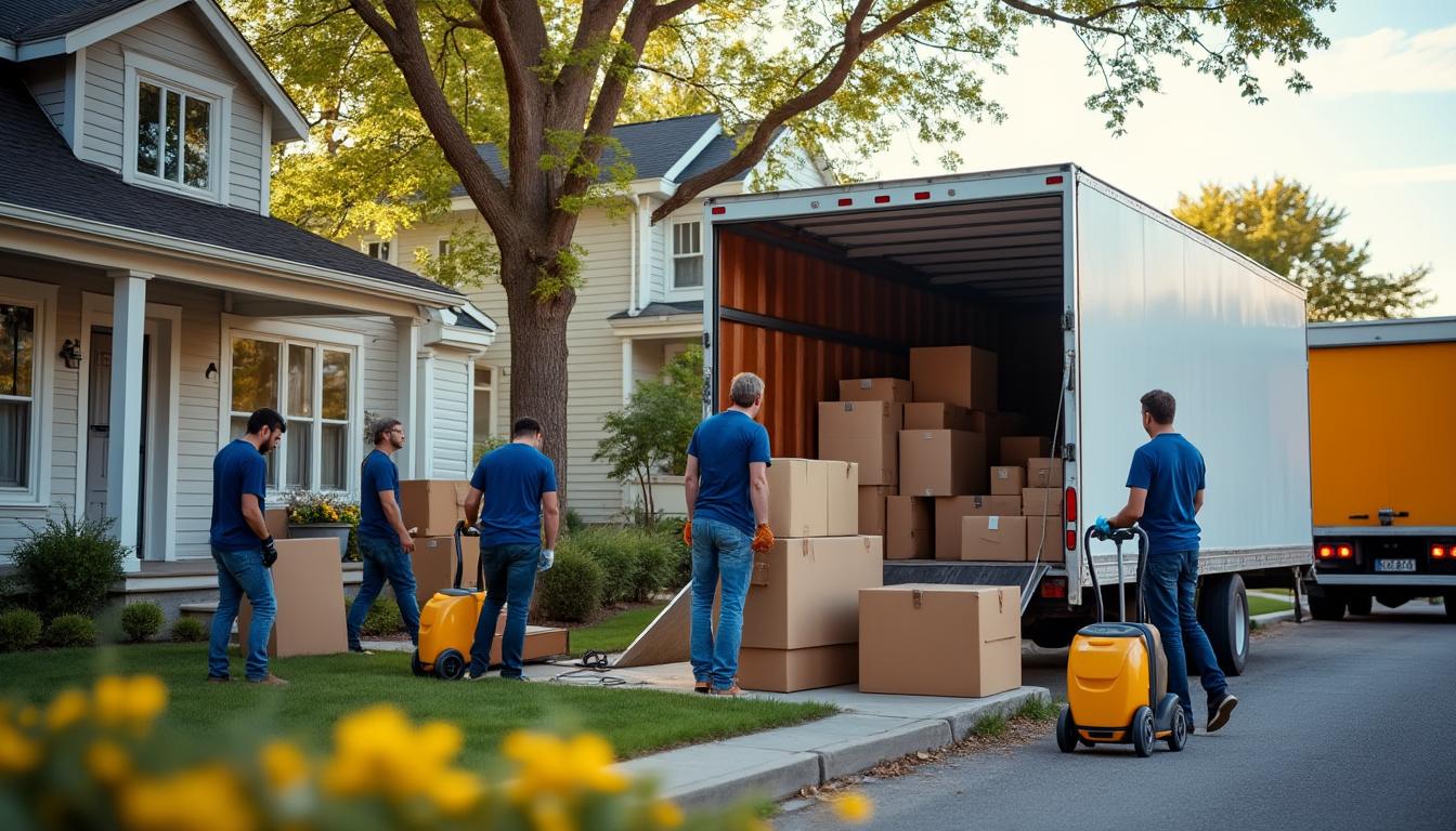 Illustration: Pourquoi choisir la location d'une benne pour vider une maison ?