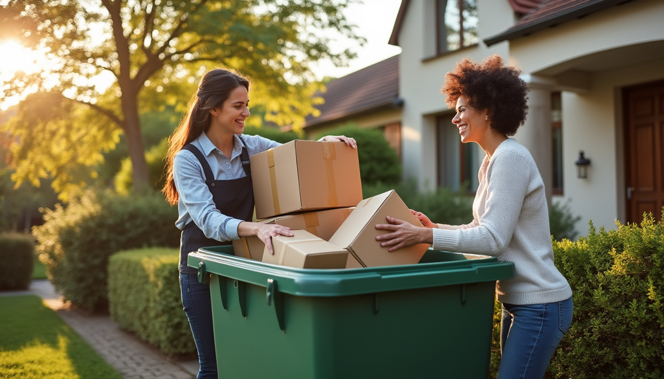 Location de benne pour vider une maison : guide complet et conseils