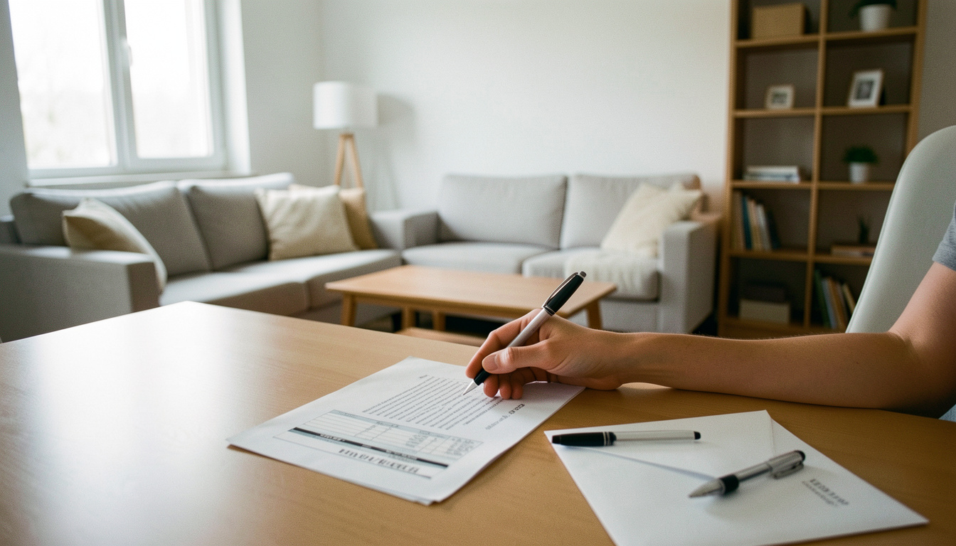 Préavis d’un appartement meublé : délai et lettre